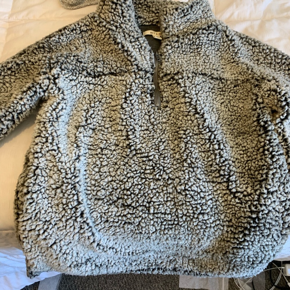 Crew neck teddy